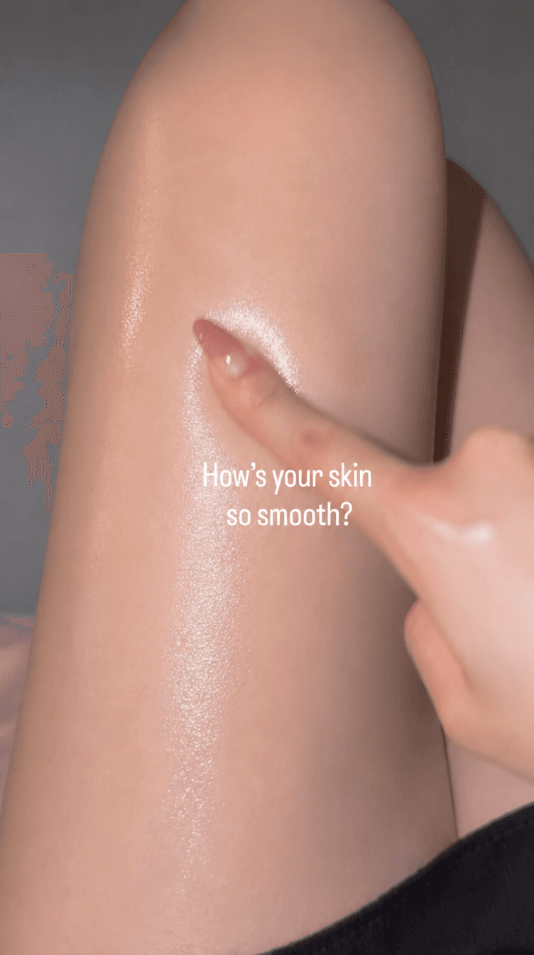 A close-up product moment from a viral short-form video.